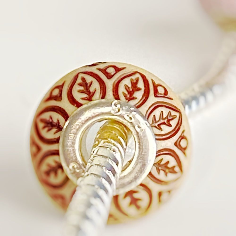 Yellow Red? Bracelet Charm DIY Craft Beads